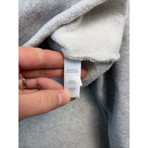 North Dakota State Bison Hoodie Wmns Small LEAGUE Gray Cropped Sweatshirt Retro - Picture 4 of 7